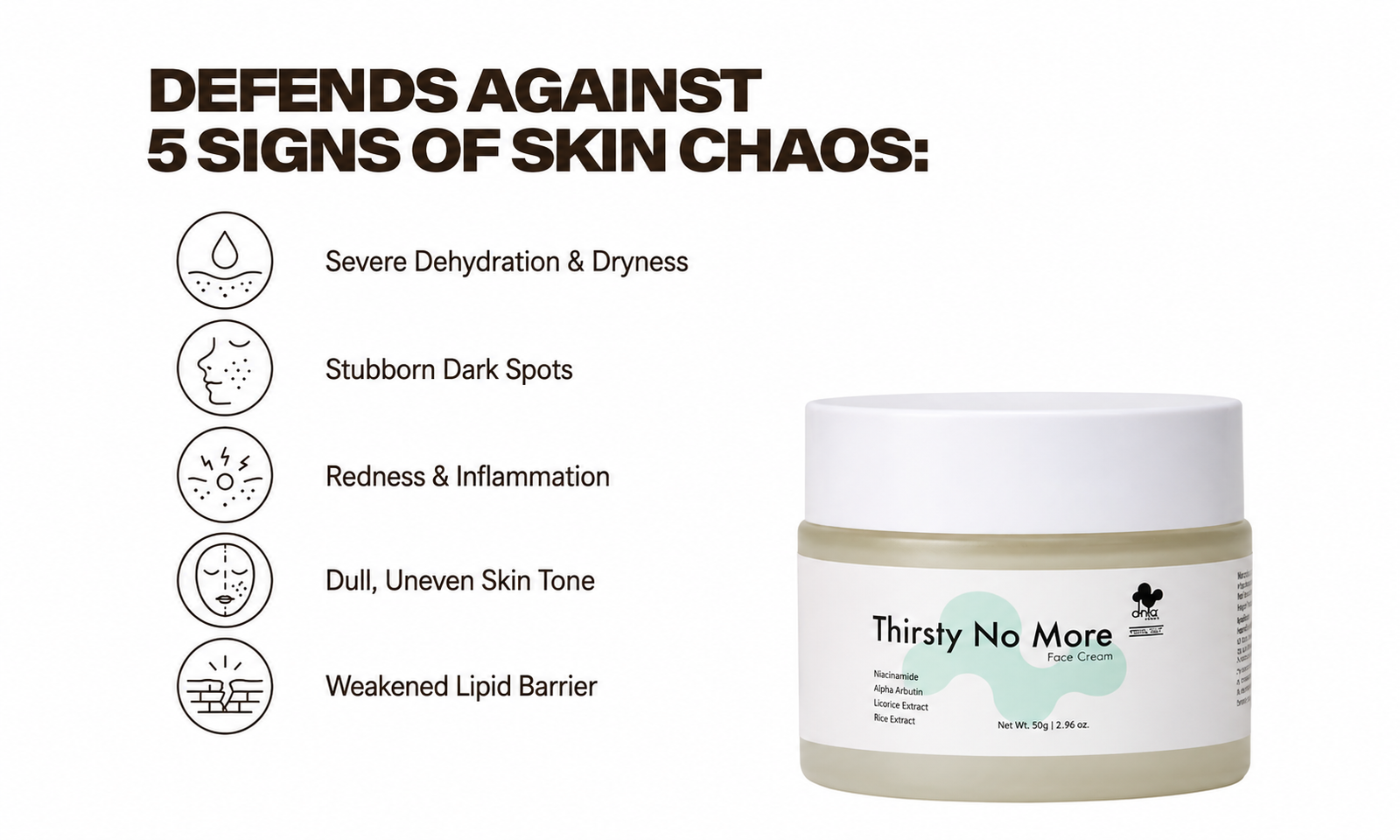One Moisturiser Against Five Skin Concerns