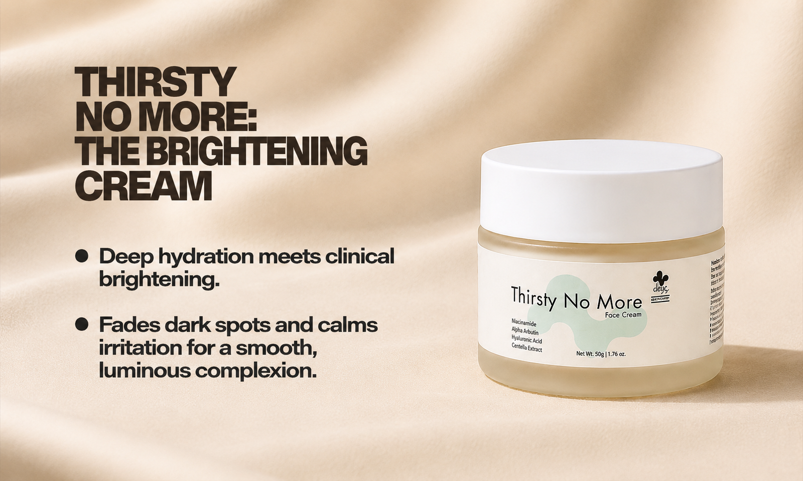 Thirsty No More — Deep Hydration Meets Clinical Brightening 